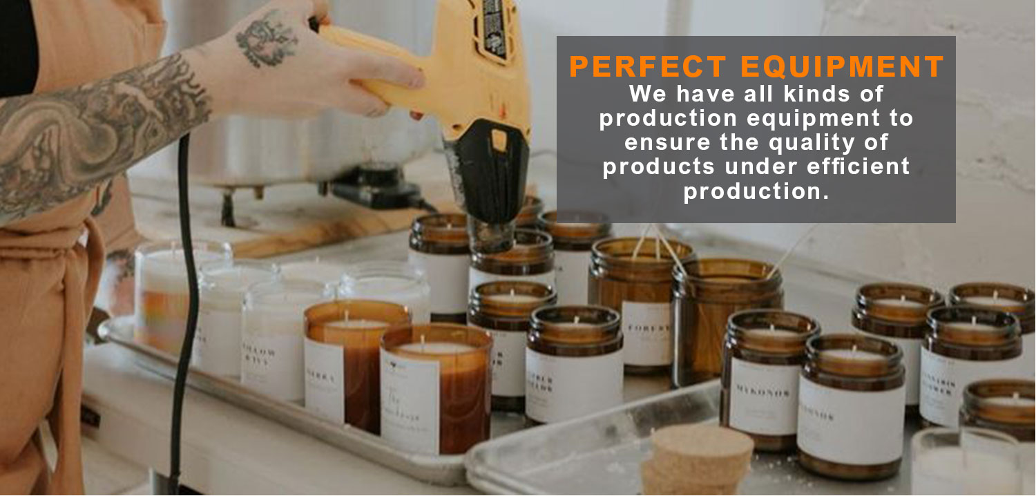 AERS candle manual filling line